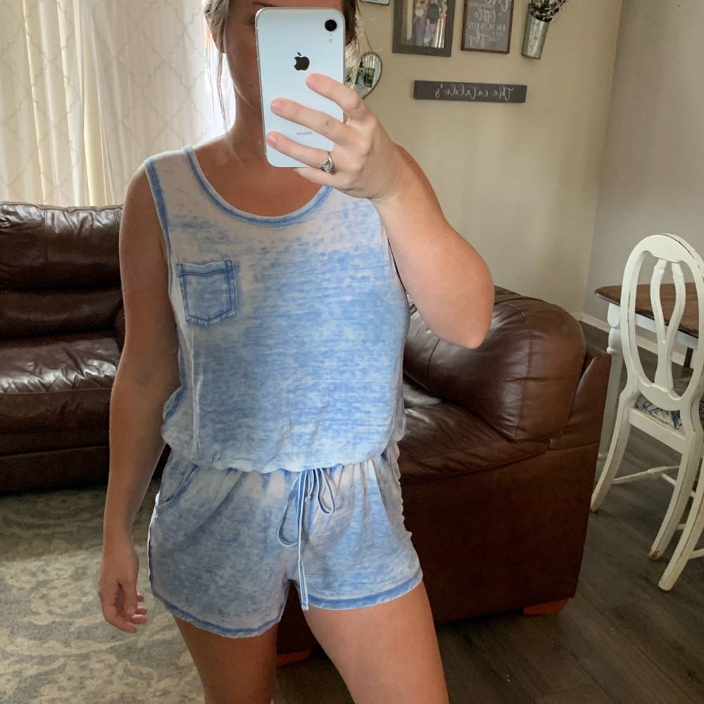 Blue Romper
